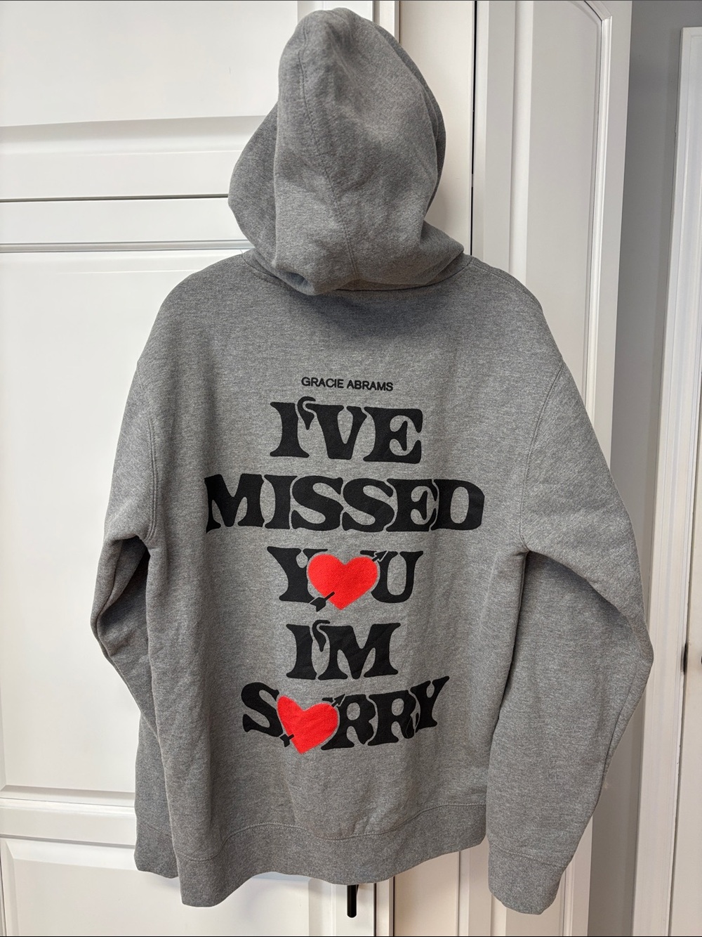 Gracie Abrams I’VE MISSED YOU I’M SORRY Merch Concert Hoodie sz S